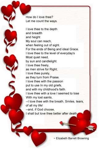 examples of Love Poems:
